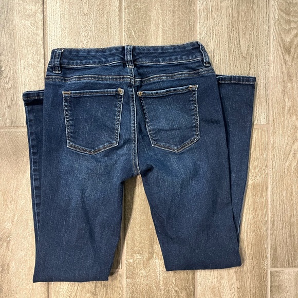 White House Black Market Skinny Jeans Dark Wash Size 00 Short - Picture 5 of 6